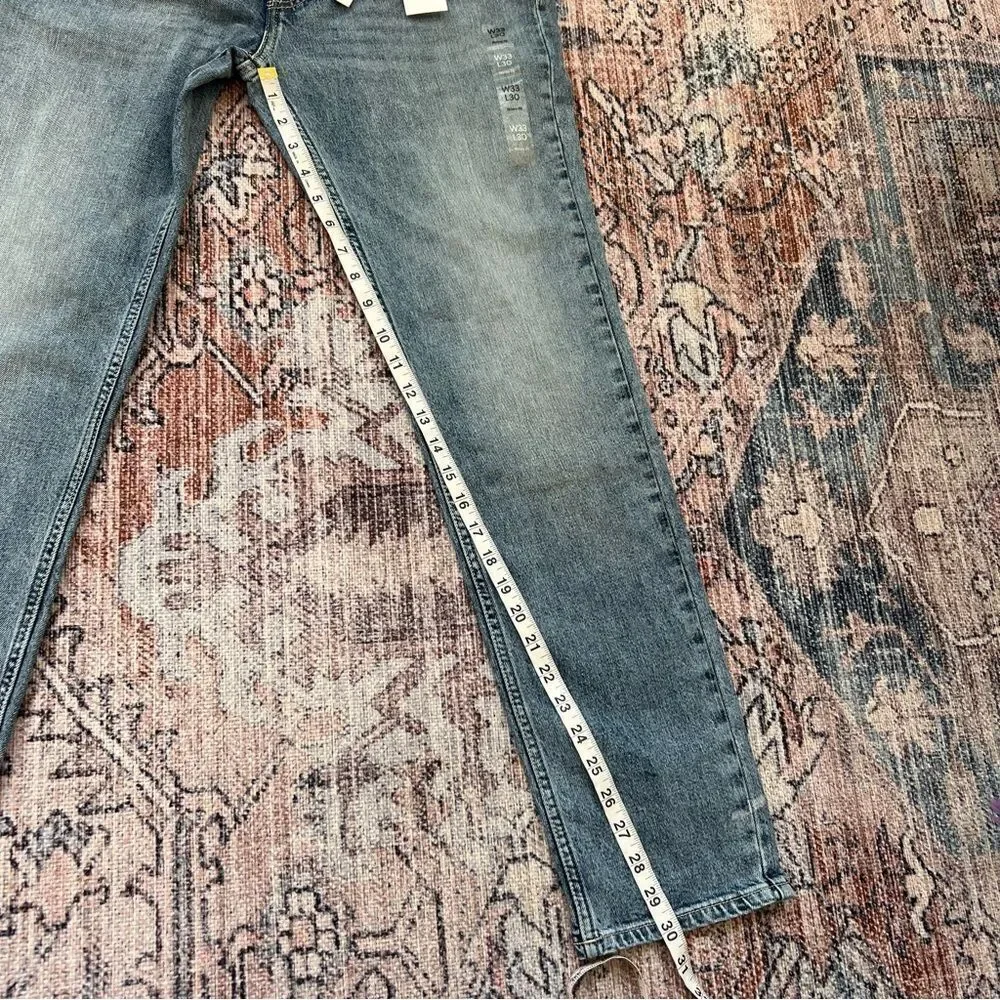 Calvin Klein NWT Skinny Fit Jeans Size W33 L30 Medium Blue Wash